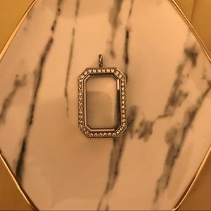 Origami Owl Emerald Locket (hinged style)